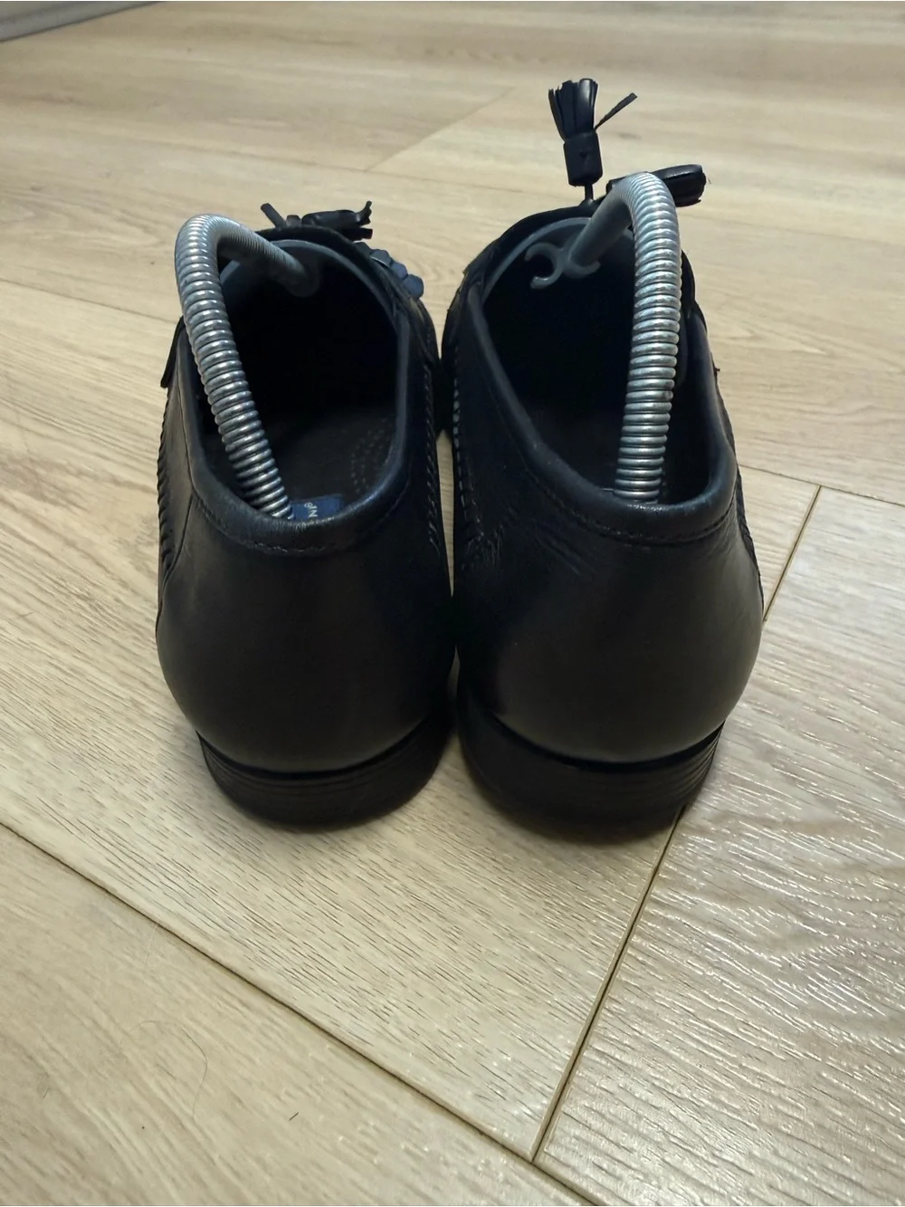 Giorgio Brutini black leather slip-on kiltie loafers Men’s 9.5D